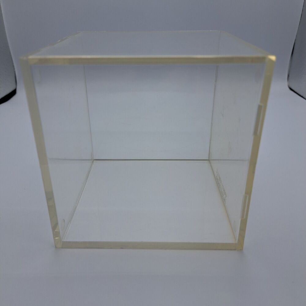Sports Cubes Baseball Holder Display Case 2-Piece Clear Acrylic Patent Pending - Picture 6 of 9